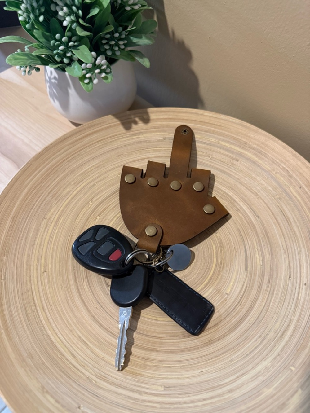 Leather Hand Key Chain - Picture 6 of 6